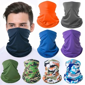 Unisex Ice Silk Neck Warmer Upf 50 Quick Dry Breathable Outdoor Sun Protection Headscarf For Sports Riding - Product Image 4