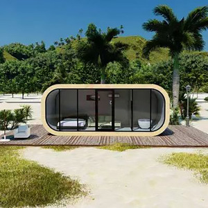Casas prefabricadas modulares de diseño moderno para sala de estar Garden Pod Living Container Homes Apple Cabin - Product Image 3