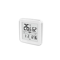 Moniteur de température et d'humidité intérieure, thermomètre hygromètre numérique LCD pour la maison, bureau/table