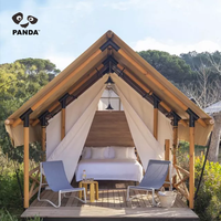 Tente de Safari en toile de coton imperméable, à vendre, de plein air, de vacances, de quatre saisons, avec salle de bain, Lodge, hôtel