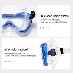 หน้ากากดำน้ำ MASK100และหน้ากากดำน้ำแบบเต็มตัวทำจากซิลิโคนเหลวกรอบกว้างหน้ากากป้องกันการรั่วไหลหน้ากากดำน้ำดูปะการังด้านบนแบบแห้ง - Product Image 5