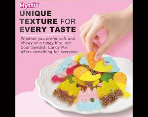 Permen Jeli Gaya Swedia Hyttis Campuran Permen Swedia Aneka Rasa Permen Gummy Warna-warni - Product Image 5