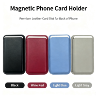 Étui portefeuille magnétique de luxe en cuir PU personnalisé OEM pour iPhone 18 Pro, avec porte-cartes d'identité/bancaire sécurisé universel