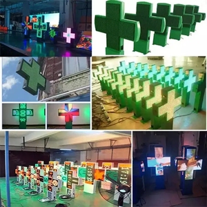 Letrero de Cruz de <span class=keywords><strong>Farmacia</strong></span> LED Acrílico Brillante para Interiores, Fabricante de Letreros de Cruz de <span class=keywords><strong>Farmacia</strong></span> LED Verdes Personalizados - Product Image 4