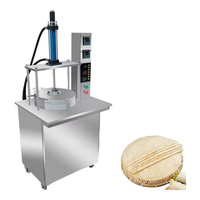 Machine à presser les feuilles de pâte à tortilla, à pita, à crêpes, à haute efficacité commerciale, machine pneumatique à faire des chapatis, équipement de boulangerie