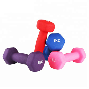 Haltères hexagonaux en PVC personnalisés en gros <span class=keywords><strong>pour</strong></span> usage domestique, 5 à 45 lb <span class=keywords><strong>pour</strong></span> femmes - Product Image 2