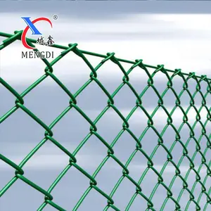 Customized High Quality PVC Coated Chain Link Fence Sports Fields Fence