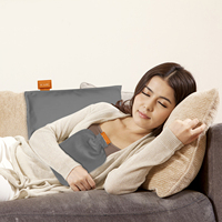 Coussin chauffant USB portable personnalisé avec housse amovible et lavable pour les gradins des stades et l'utilisation à domicile ou au bureau
