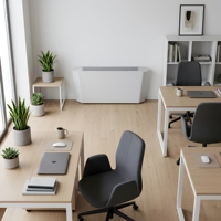 Ventilo-convecteur mural Yesncer personnalisé avec BMS, pour le refroidissement des bureaux, avec moteur à vitesse variable