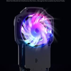 Refroidisseur de téléphone portable MEMO FL05 avec batterie 700 mAh, lumière RGB, ventilateur de refroidissement compatible pour téléphone portable - Product Image 4