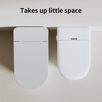 WC intelligent avec réservoir intégré, moderne, entièrement automatique, WC intelligent multifonctionnel
