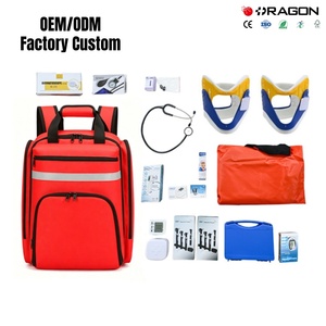Kit médical modulaire OEM pour les voyages en moto, sac de secours professionnel avec bande réfléchissante, tissu Oxford 1200D - Product Image 3