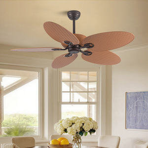 <b>Ceiling</b> <b>Fan</b> Five Blade Banana Leaf Style DC Motor Silent Design For Living Room Dining Room No Light - Product Image 1