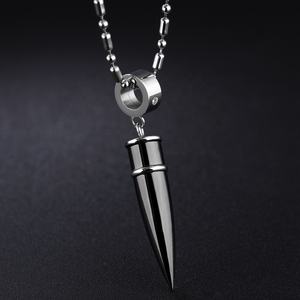 Collier en métal classique à <span class=keywords><strong>prix</strong></span> d'usine populaire, vente en gros, pendentif en forme de balle pour hommes - Product Image 2