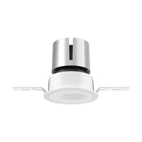 Lampe en aluminium encastrée 10W COB Down Lamp Anti Glare Spots de plafond Grille de fixation Spot LED encastré pour la maison Hôtel