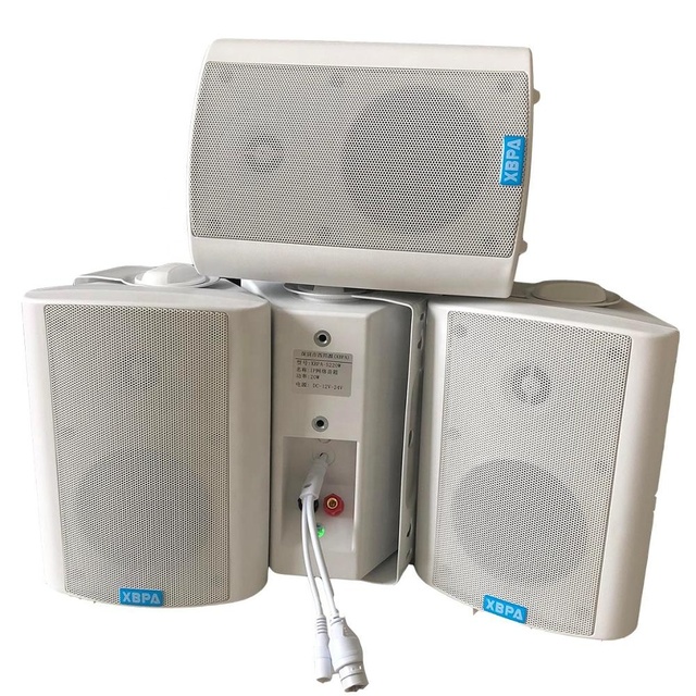 Professional Audio PA System School IP Audio System Wall-mounted Speaker Built-in Power Amplifier and IP Audio Player