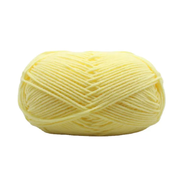 Fábrica de fio de algodão de alta qualidade 4 camadas 50g fio de algodão para crochê