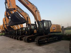 Excavatrice Sany SY375H de 37,5 tonnes, équipement de construction lourd sur chenilles jaunes - Product Image 6