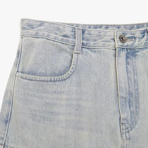 Descubre el Código de Frescura Veraniega con el Vestido Vaquero Azul Claro Ultra Largo de Cintura Alta, a la Moda Sin Límites - Product Image 6