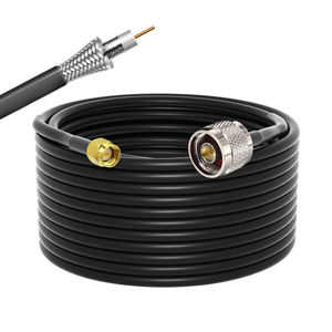 RF同軸ケーブルRG58 LMR240 LMR300 LMR400 3G 4G 5G <span class=keywords><strong>N</strong></span>オス-<span class=keywords><strong>SMA</strong></span>オスコネクタモバイル信号ブースター用WiFiルータアンテナ - Product Image 1