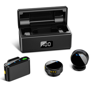 M9 Ultra micrófono 2,4G micrófono inalámbrico con reducción de ruido de 30-60m para grabación de video entrevista micrófono laepl magnético - Product Image 5