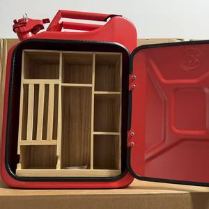 Ensemble de luxe Mini Iron Bar pour whisky, stockage alimentaire <span class=keywords><strong>en</strong></span> métal pour extérieur, cadeau de Noël, bidon à gaz, comptoir à cigares pour usage extérieur et intérieur - Product Image 4