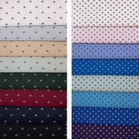 Tissu sergé imprimé teint en fil 65 % polyester 35 % coton pour chemises de filles, poids moyen, respirant, fourni par l'usine