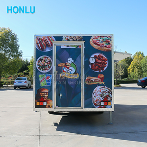 거리 모바일 피자 음식 트레일러 BBQ 맥주 트럭 뜨거운 판매 맛 간식 장바구니 - Product Image 4