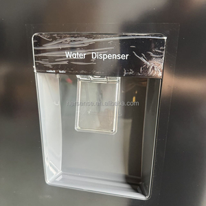 Refrigerador de Puerta Cruzada Negro Mk632 de 33 Pulgadas con Acabado Mate, Dispensador de Agua y Bloqueo para Niños para el Mercado Europeo y Uso Doméstico - Product Image 3
