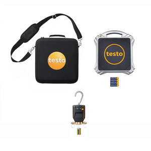 Juego de básculas para refrigerantes Testo 560i operadas por aplicación, compatibles con manómetros digitales para sistemas de refrigeración - Product Image 1