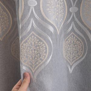 Nuova tendenza semplice moderno ultime <span class=keywords><strong>tende</strong></span> Jacquard soggiorno <span class=keywords><strong>e</strong></span> camera da letto tenda della finestra Jacquard pronta all'uso - Product Image 2