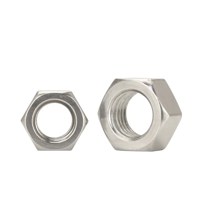 DIN934 Hexagon Head Nuts Mur Hex Baja Tahan Karat dengan Kualitas Baik dan Harga Murah