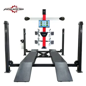 Jintuo A Full Set Of 4 Post Car Lift Four-wheel Positioning Machine Tire 3D Wheel Alignment Equipment Combo