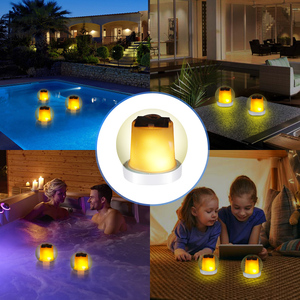 Floating Pool Flame LED Ball <strong>Lights</strong> Waterproof <strong>Light</strong> up Hot Tub <strong>Bathtub</strong> Night <strong>Light</strong> <strong>for</strong> Pond Fountain Garden Lawn Party Decor - Product Image 1