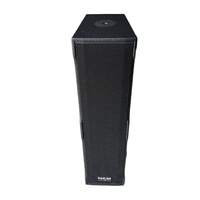 PAKLAM AUDIO Altavoz de Columna Activo/Pasivo de 3x10 Pulgadas, 700W RMS/1400W Pico, de Madera, Alta Potencia, para Bodas, Banquetes, Restaurantes y Clubs