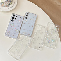 Étui de téléphone portable de luxe avec strass, nœud et perles scintillantes pour Samsung Galaxy S26 S25 S24 S23 S22 Ultra A17 A37 A57 A16 A36 A56 A18