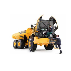Le camion à benne basculante articulé A45G, doté d'une transmission intégrale <span class=keywords><strong>6x6</strong></span>, peut transporter 41 tonnes en se déplachant sur des routes étroites et des pentes raides. - Product Image 2