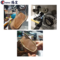Machine à coudre en cuir à motif de mocassin, chaussure supérieure, TH-747B Tenghong.