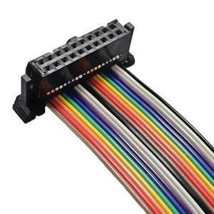 Cable de Expansión IDC Macho a Hembra de 20 Pines con Conector de Hebilla de Mariposa y Cable Plano Arcoíris - Product Image 5