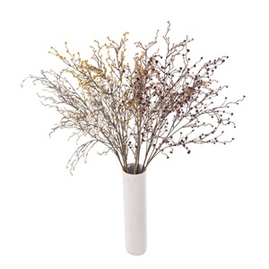 CallaFloral Flor Artificial de Baby's Breath, Rama Individual, Blanca, Amarilla, Borgoña, Decoración de Interiores, Material Plástico - Product Image 5
