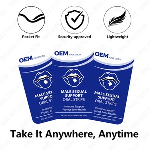 OEM ODM, Suplemento Natural Vegano de Venta Caliente con Etiqueta Privada para Aumentar Rápidamente la Energía Masculina, Tiras de Película Oral para Disolver - Product Image 4