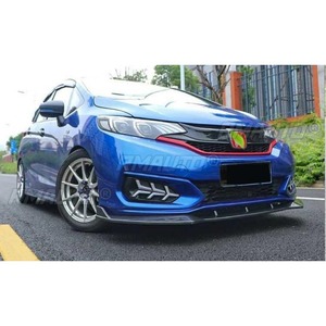 <b>Car</b> Front Bumper Lip <b>Diffuser</b> Spoiler Glossy Black Modification Part for Honda Fit 2018-2020 Bumper Protector <b>Car</b> Accessories - Product Image 5