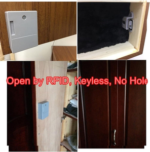 Ngăn kéo thông minh Khóa vô hình điện tử RFID IC Keyless Cảm biến mở khóa dễ dàng cài đặt Khóa Tủ thông minh tính năng chống trộm - Product Image 5