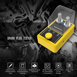 0-6000rpm Adjustable Working Frequency Automotive <strong>Ignition</strong> Coil <strong>Tester</strong> Car <strong>Spark</strong> Plug <strong>Tester</strong> Analyzer for 12V Gasoline Vehicles - Product Image 2