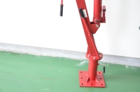 Grúa Hidráulica para Camioneta OEM de 2000 LBS con Cabrestante Manual, Elevador Giratorio de 360 Grados, Grúa de Acero Tipo Davit