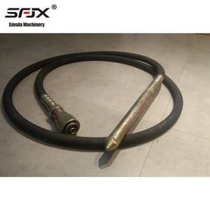 Vibrateur à béton pneumatique SFJX de type externe avec tige métallique et tuyau pour usage en construction - Product Image 5