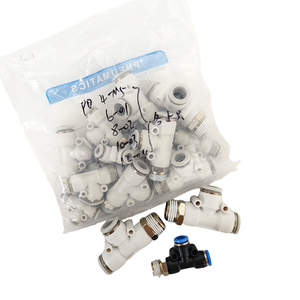 Conector Neumático de Empuje Duradero, Tipo T Macho de 3 Vías, de 1/8 a 1/2 -001 - Product Image 6