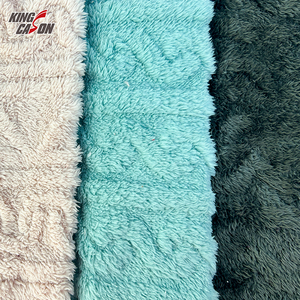 Conceptions populaires en gros 100% Polyester deux côtés personnalisation Jacquard couleurs Shu velours <span class=keywords><strong>Sherpa</strong></span> tissu pour pantoufles jouets chiffons - Product Image 4