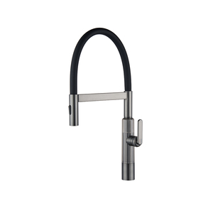 <span class=keywords><strong>Grifo</strong></span> de <span class=keywords><strong>Cocina</strong></span> Moderno de Latón Cromado Extraíble con Rotación 360° Termostático de Montaje en Cubierta Monomando para Fregadero con Rociador de Resorte - Product Image 2
