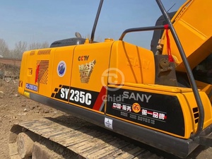 Excavatrice sur chenilles hydraulique Sany SY235C d'occasion, 24 tonnes, moteur Isuzu, pompe Kawasaki, haute qualité, d'origine japonaise - Product Image 3